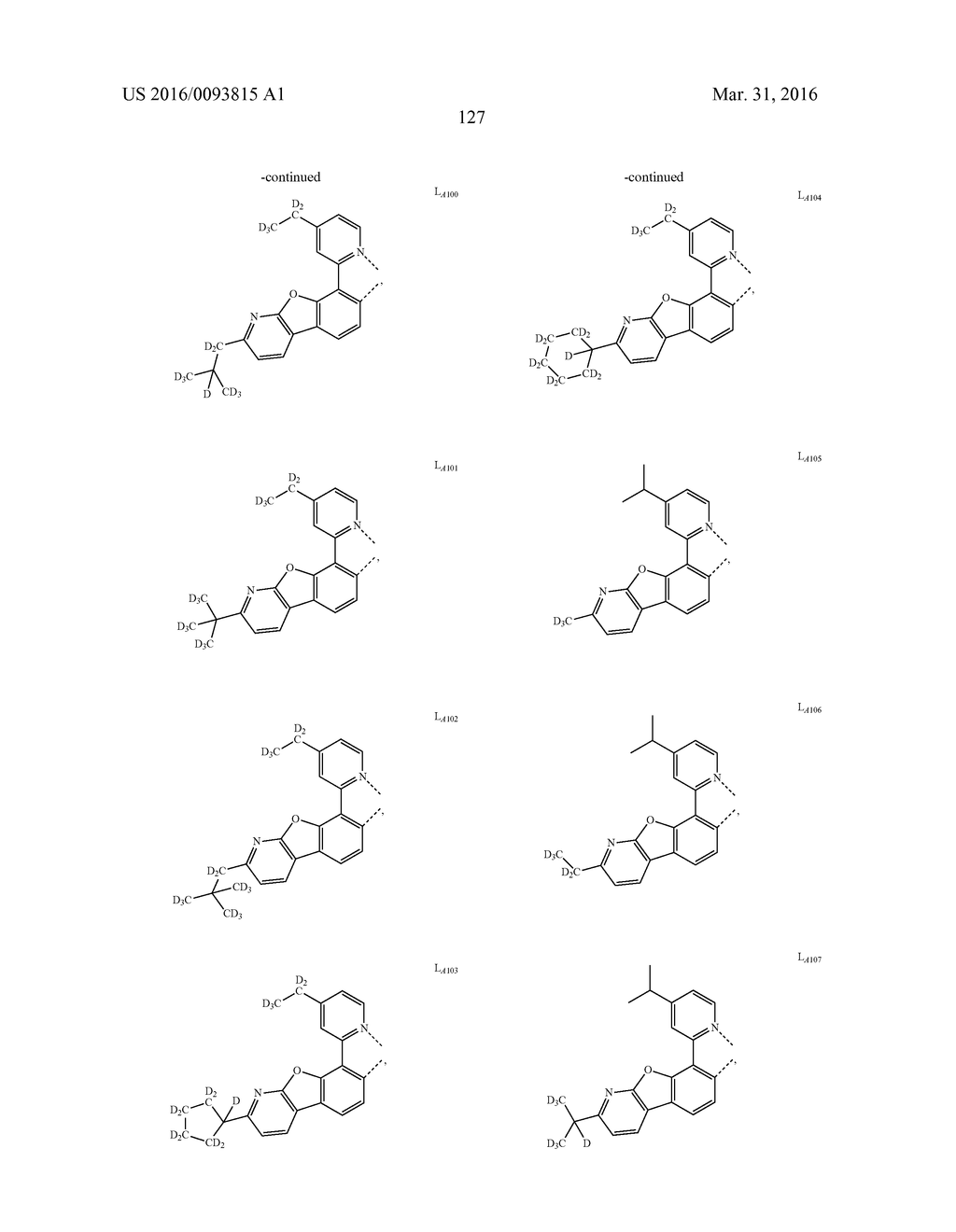 ORGANIC ELECTROLUMINESCENT MATERIALS AND DEVICES - diagram, schematic, and image 131