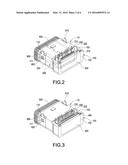 WATERPROOF ELECTRIC CONNECTOR MODULE AND ITS WATERPROOF HOUSING diagram and image