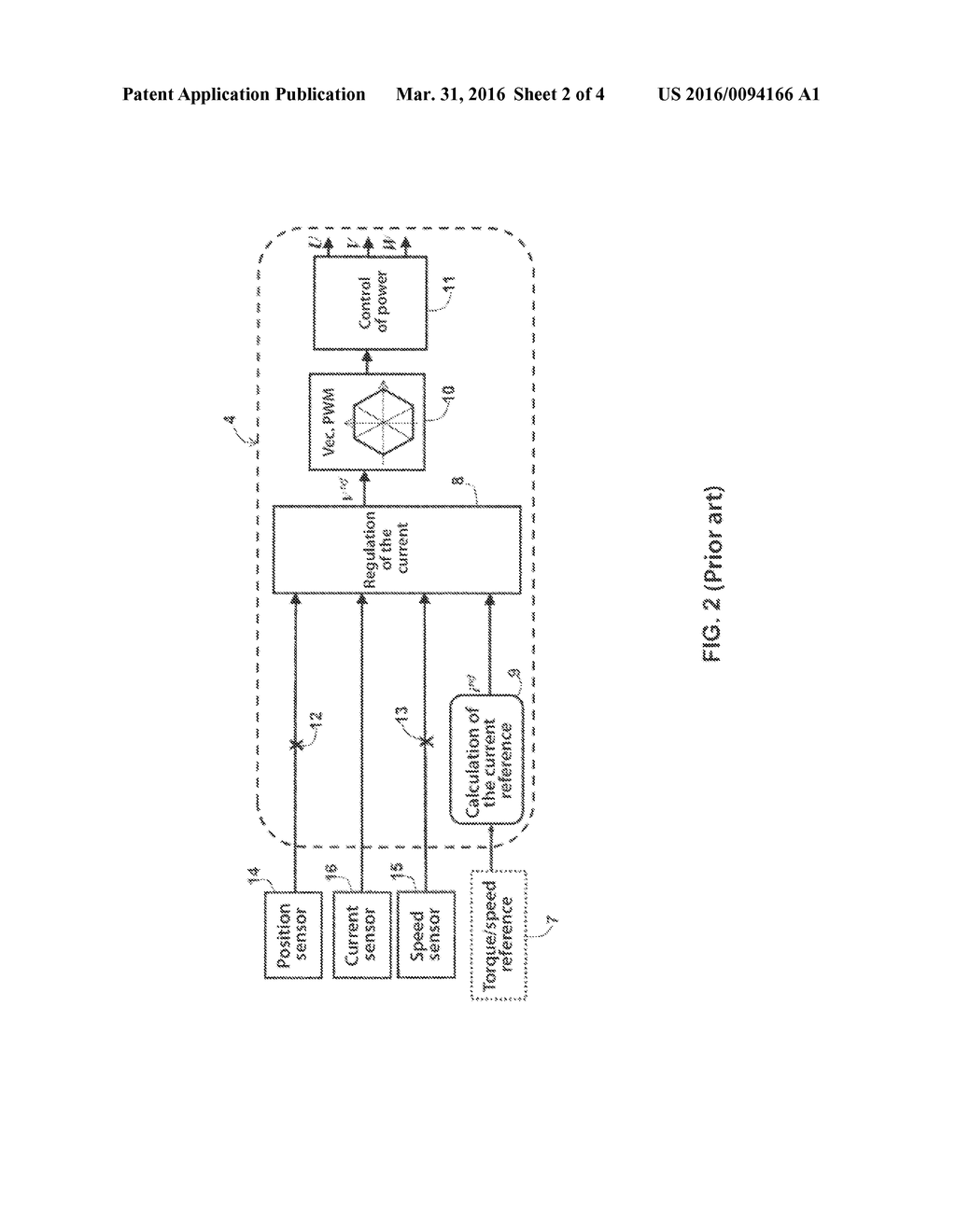 METHOD FOR ESTIMATING THE ANGULAR POSITION OF THE ROTOR OF A POLYPHASE     ROTARY ELECTRICAL MACHINE, AND APPLICATION TO THE CONTROL OF A POLYPHASE     INVERTER FOR SUCH A MACHINE - diagram, schematic, and image 03