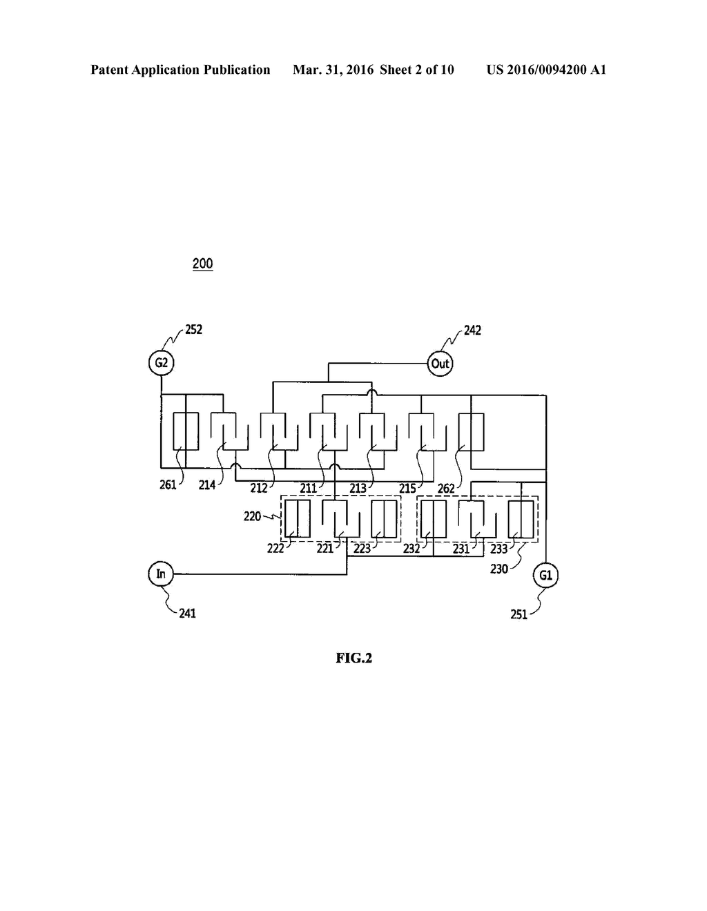 SAW FILTER HAVING GROUND TERMINALS SEPARATED - diagram, schematic, and image 03