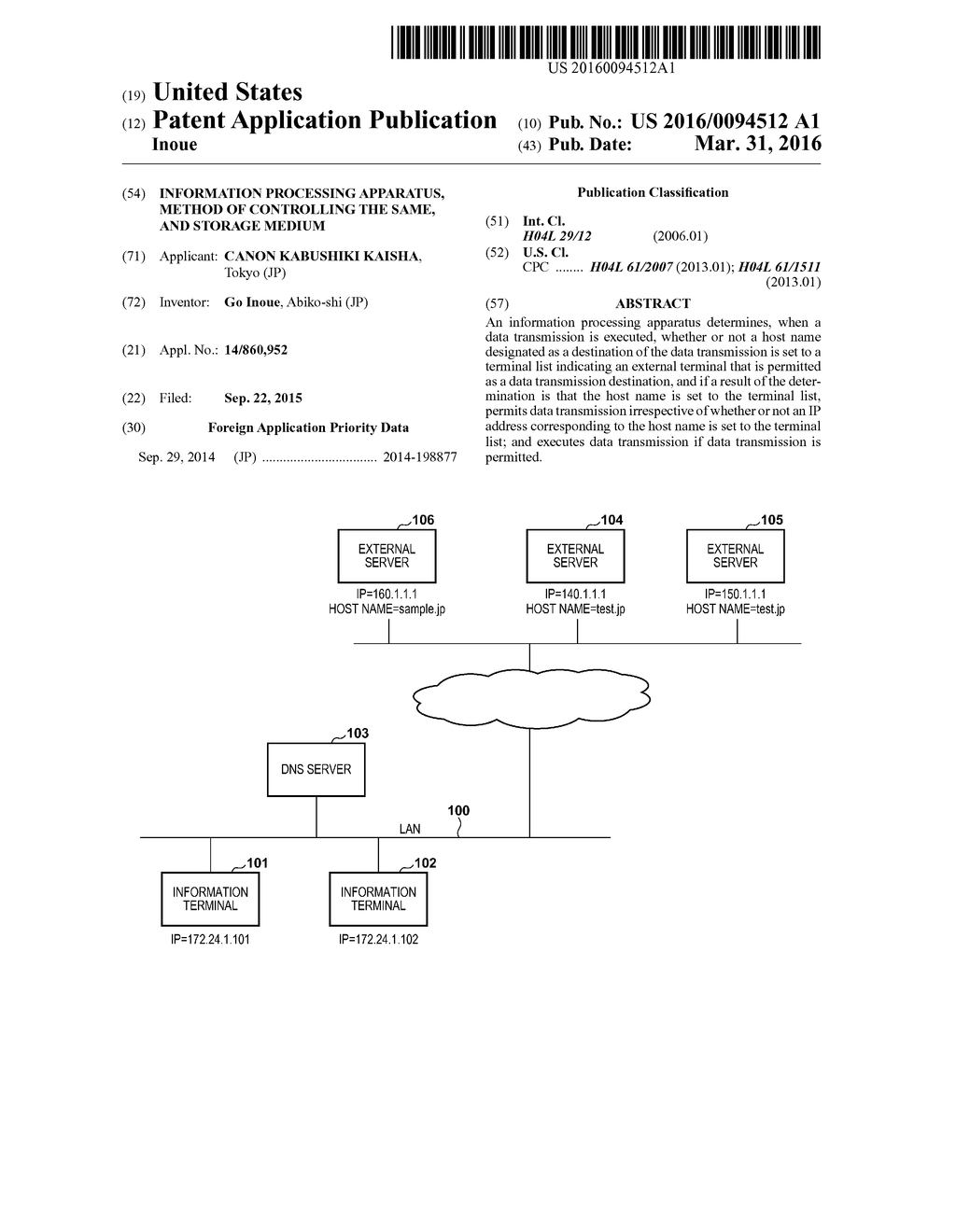 INFORMATION PROCESSING APPARATUS, METHOD OF CONTROLLING THE SAME, AND     STORAGE MEDIUM - diagram, schematic, and image 01