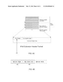 USE OF PACKET HEADER EXTENSION FOR GEOLOCATION/GEOTARGETING diagram and image