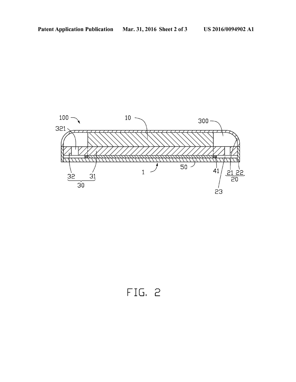 DISPLAY DEVICE WITH SOUND GENERATION REGIONS HAVING DIFFERENT AREAS - diagram, schematic, and image 03