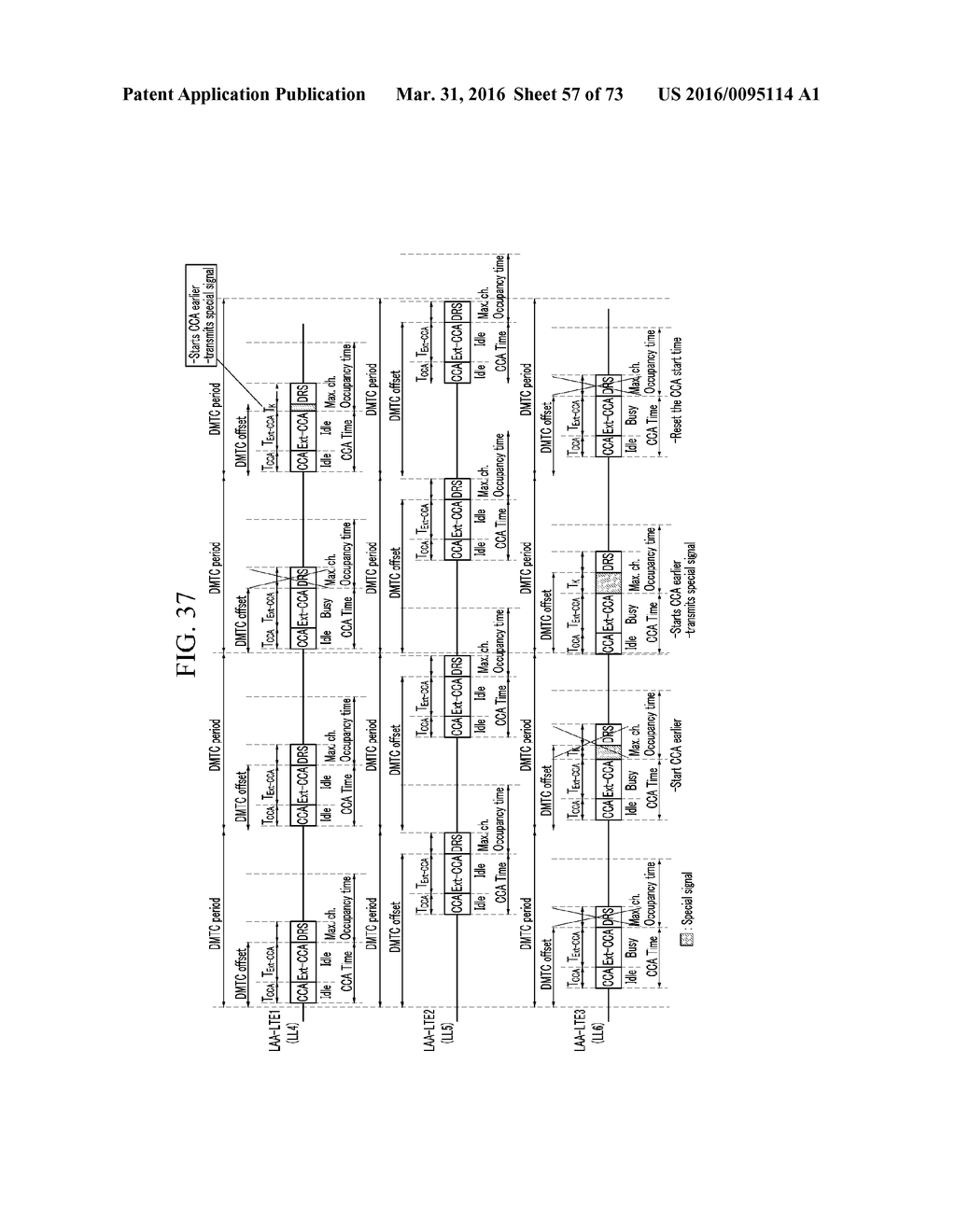 METHOD AND APPARATUS FOR MANAGING ALLOCATION AND USAGE OF RADIO RESOURCE,     METHOD AND APPARATUS FOR TRANSMITTING DATA THROUGH UNLICENSED BAND     CHANNEL, AND METHOD AND APPARATUS FOR MANAGING ACCESS OF RADIO RESOURCE - diagram, schematic, and image 58