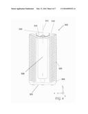 VERTICAL ELECTRONIC DEVICE WITH CURVED TOP SURFACE DESIGN diagram and image