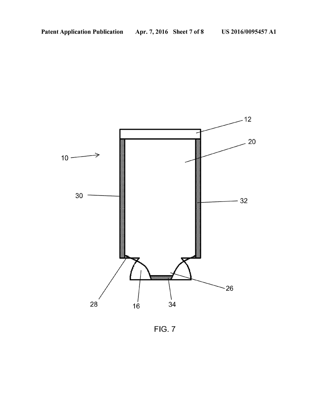 Hand held insulated beverage holder with a phone compartment - diagram, schematic, and image 08