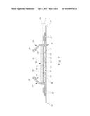 DISPOSABLE ABSORBENT ARTICLE WITH SEALED ABSORBENT CORE WITH SUBSTANTIALLY     CONTINUOUSLY DISTRIBUTED ABSORBENT PARTICULATE POLYMER MATERIAL diagram and image