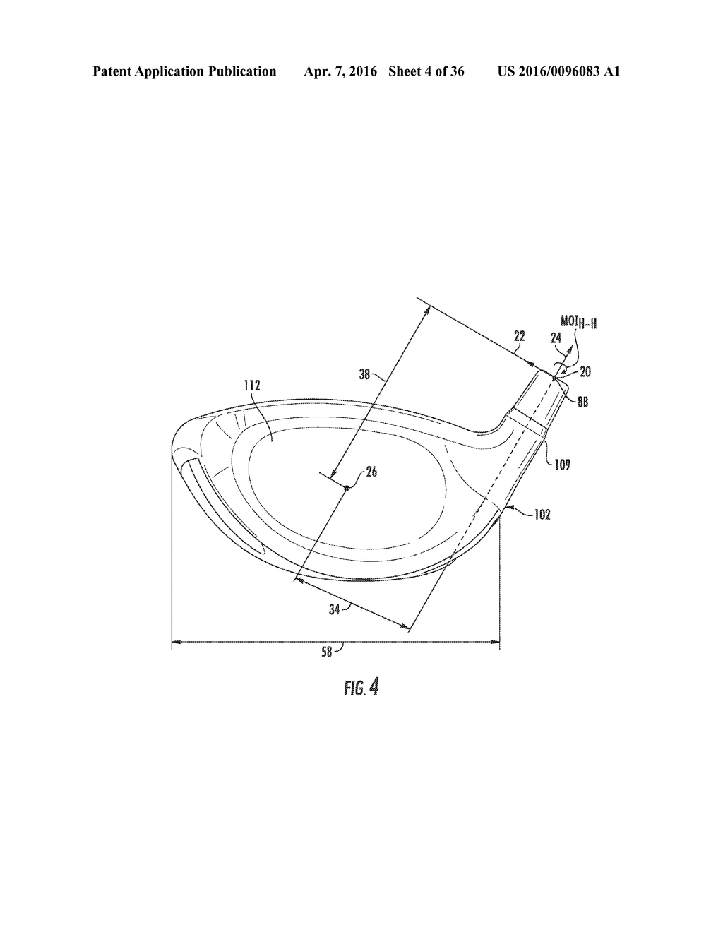 GOLF CLUB HEAD OR OTHER BALL STRIKING DEVICE HAVING IMPACT-INFLUENCING     BODY FEATURES - diagram, schematic, and image 05