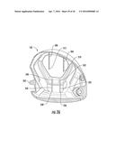 GOLF CLUB HEAD OR OTHER BALL STRIKING DEVICE HAVING IMPACT-INFLUENCING     BODY FEATURES diagram and image