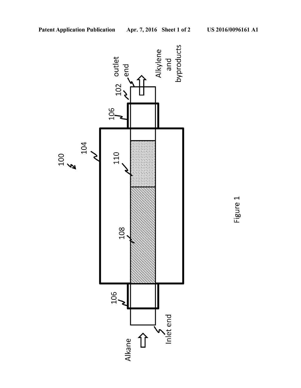 METHOD OF CONVERSION OF ALKANES TO ALKYLENES AND DEVICE FOR ACCOMPLISHING     THE SAME - diagram, schematic, and image 02