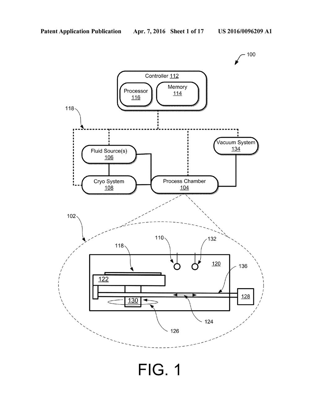 Systems and Methods for Treating Substrates with Cryogenic Fluid Mixtures - diagram, schematic, and image 02