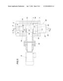 FORGING APPARATUS WITH FORGING RAMS GUIDED IN THE DIRECTION OF STROKE AND     ACCOMMODATING FORGING TOOLS diagram and image