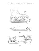 SKATE BLADE HOLDER TOOL GRASPING CENTRAL PORTION OF SKATE BLADE diagram and image