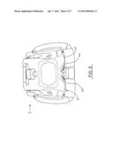 REMOVABLE CALF SUPPORT FOR A CHILD SAFETY SEAT diagram and image