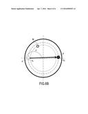 Floating Support Anchored On A Reel Comprising A Guide And Deflection     Conduit For Flexible Pipes Within Said Reel diagram and image