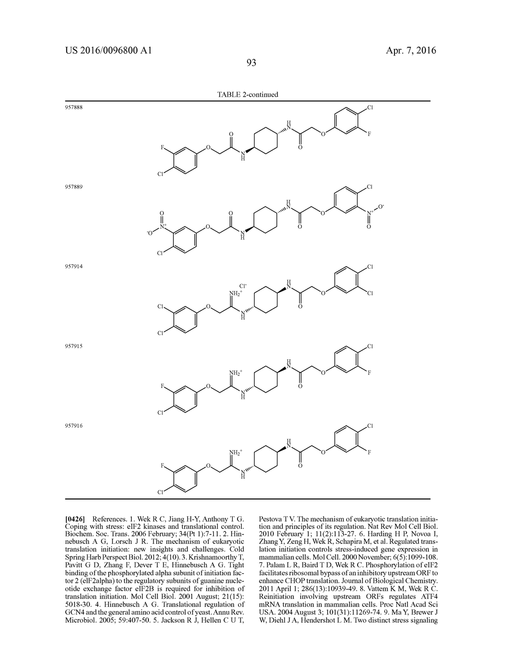 MODULATORS OF THE EIF2ALPHA PATHWAY - diagram, schematic, and image 135