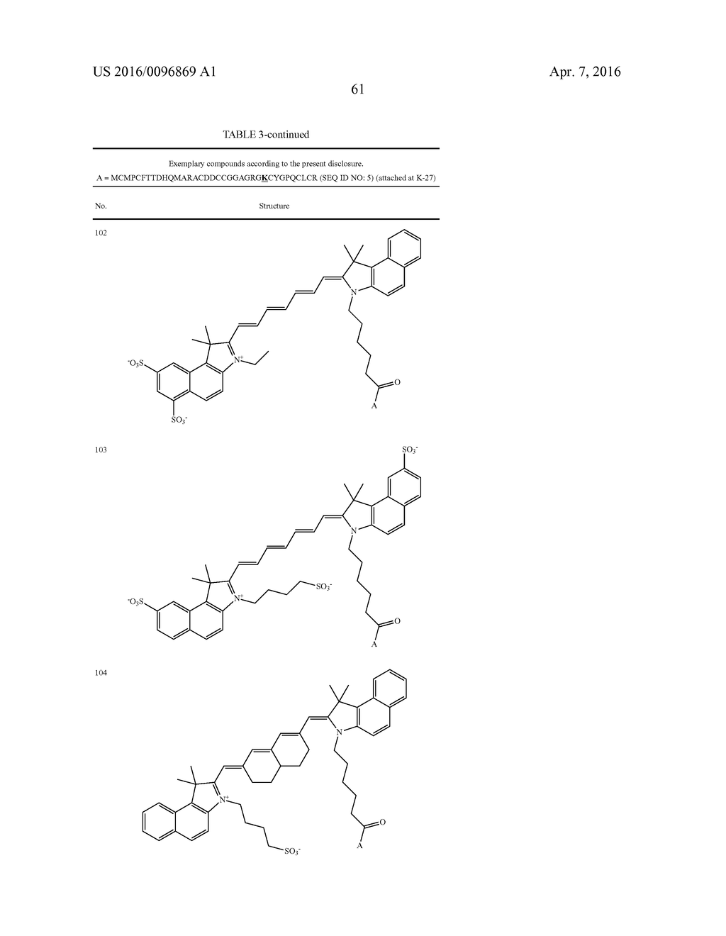 CHLOROTOXIN CONJUGATES AND METHODS OF USE THEREOF - diagram, schematic, and image 102