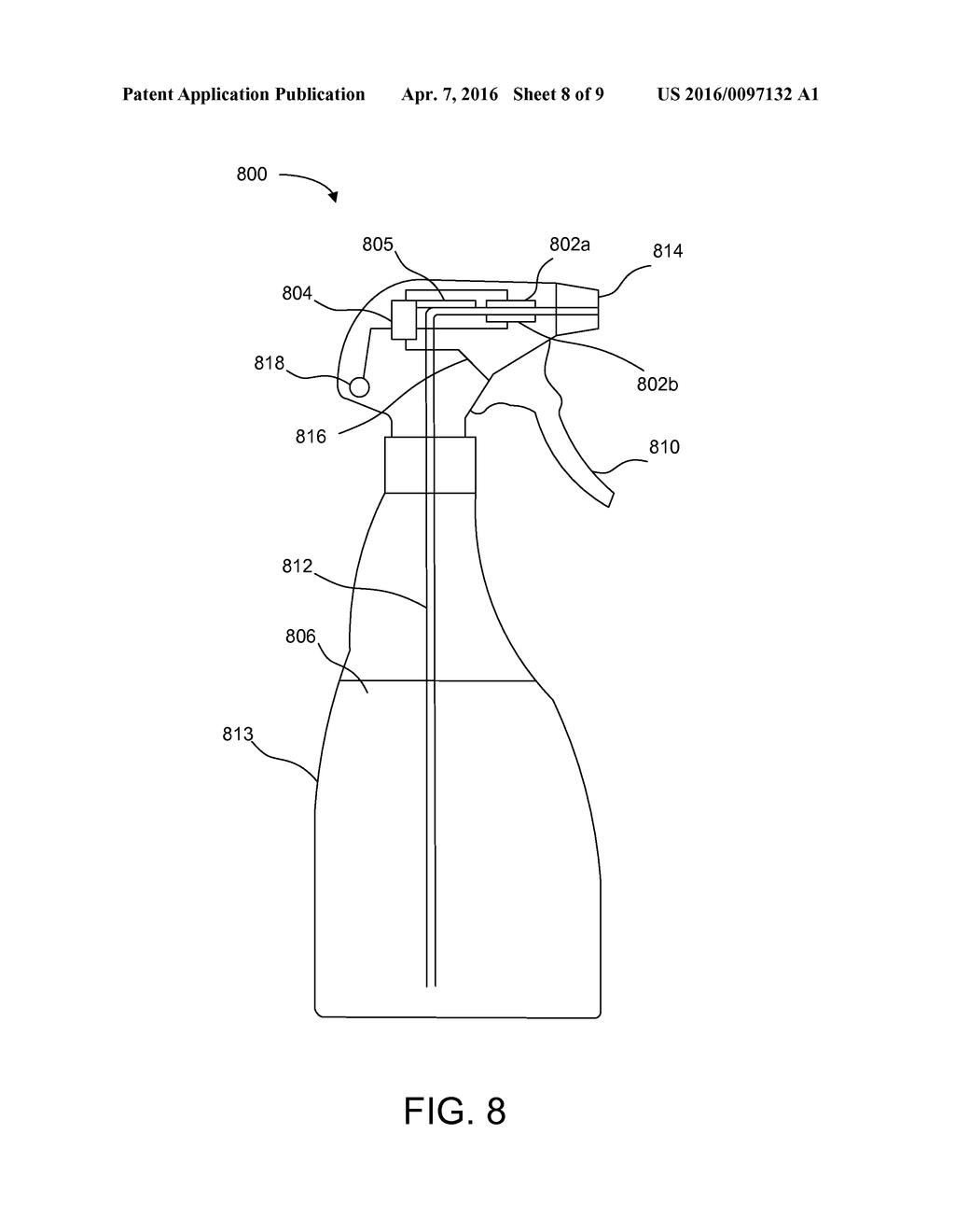 REUSABLE SPRAY BOTTLE WITH INTEGRATED DISPENSER - diagram, schematic, and image 09