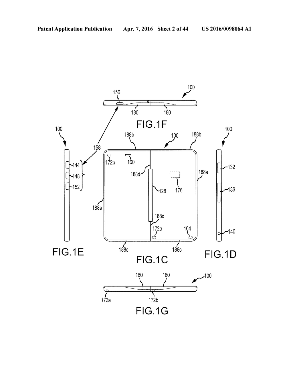 BEVELED HANDHELD COMMUNICATION DEVICE EDGE - diagram, schematic, and image 03