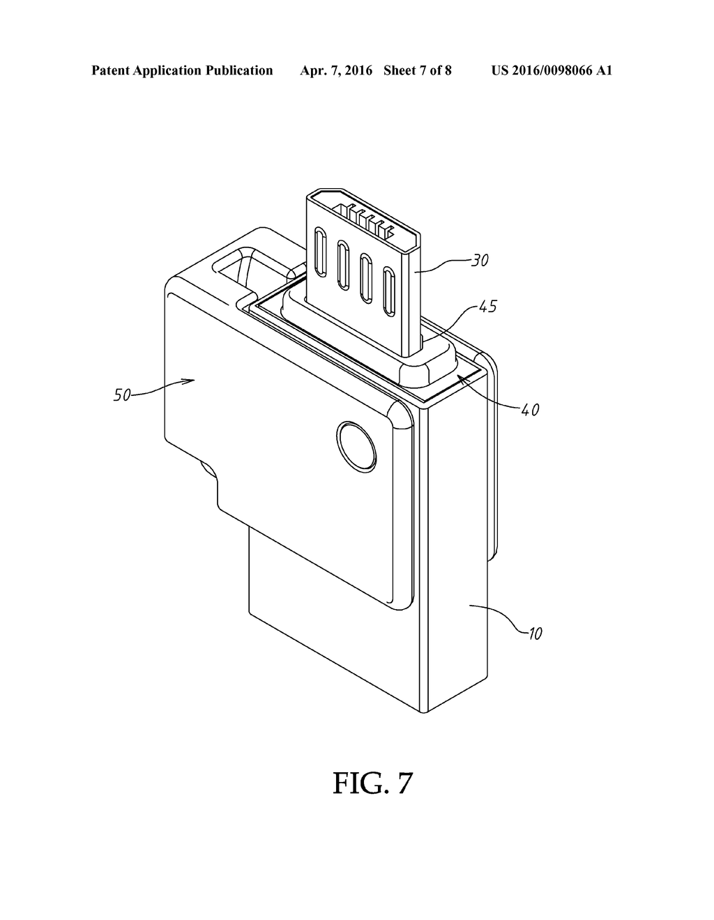 FLASH DRIVE WITH ATTACHED COVER - diagram, schematic, and image 08