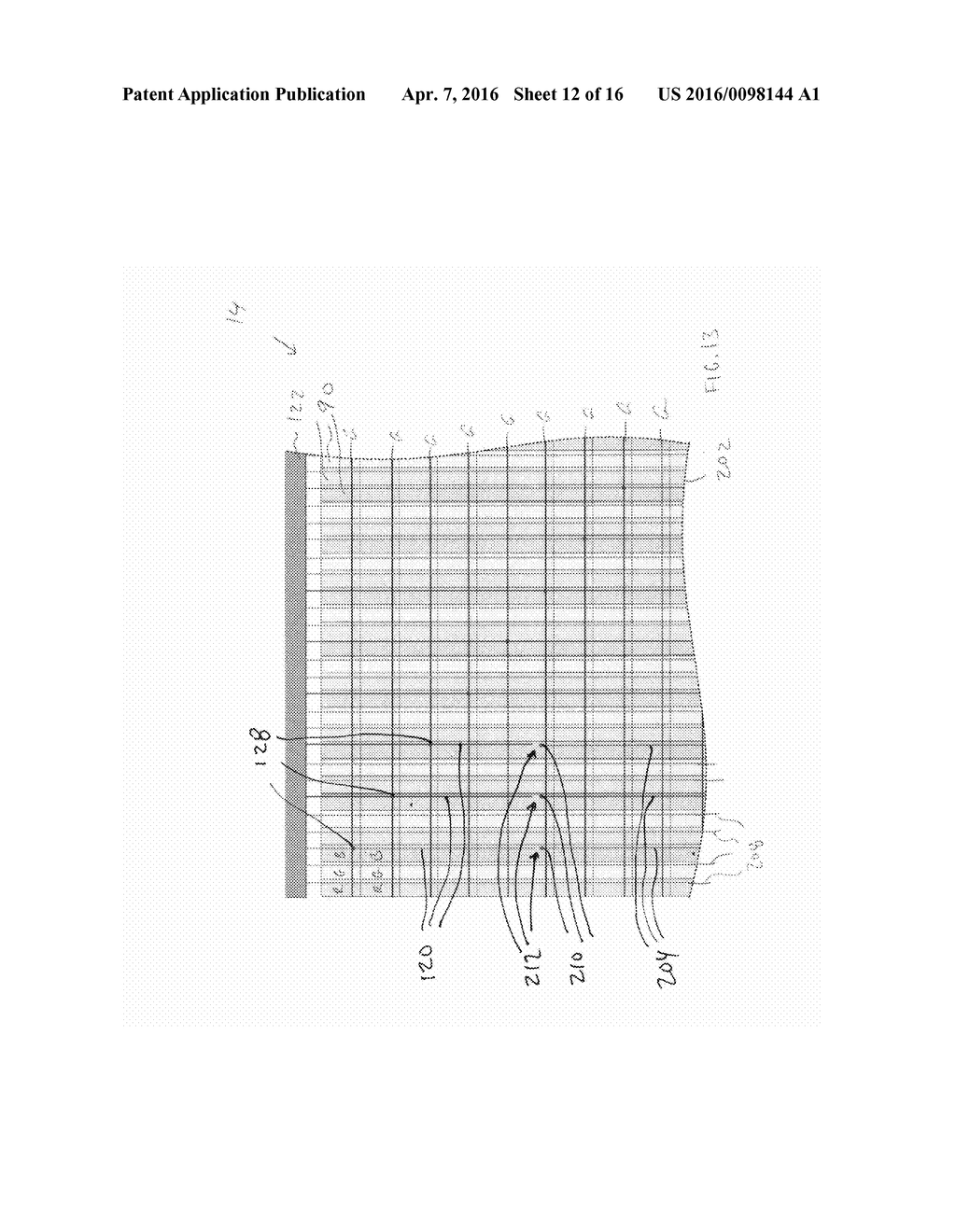 Display Having Vertical Gate Line Extensions and Touch Sensor - diagram, schematic, and image 13