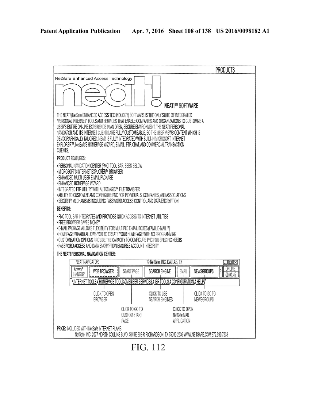 METHOD FOR MODIFYING A TOOLBAR - diagram, schematic, and image 109