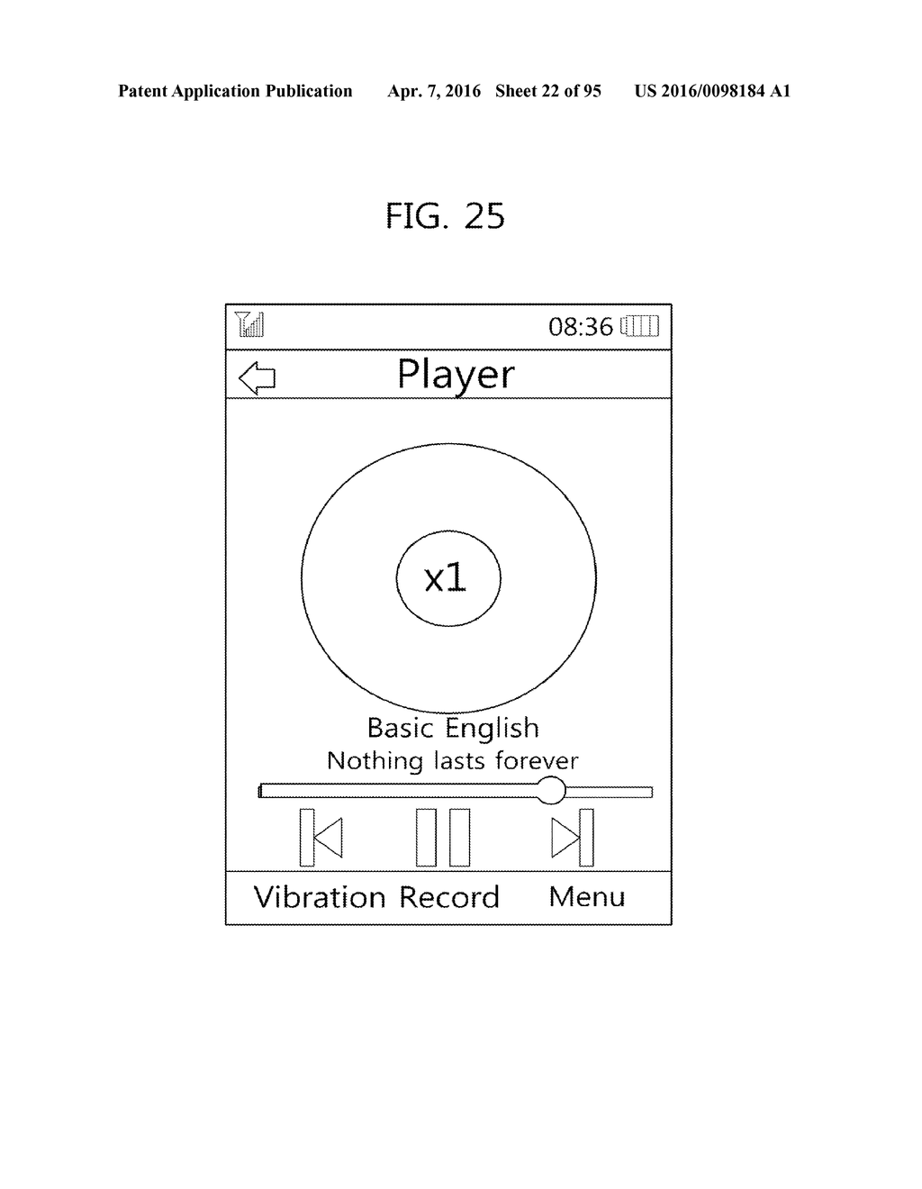 METHOD FOR PROVIDING A USER INTERFACE BASED ON TOUCH PRESSURE, AND     ELECTRONIC DEVICE USING SAME - diagram, schematic, and image 23