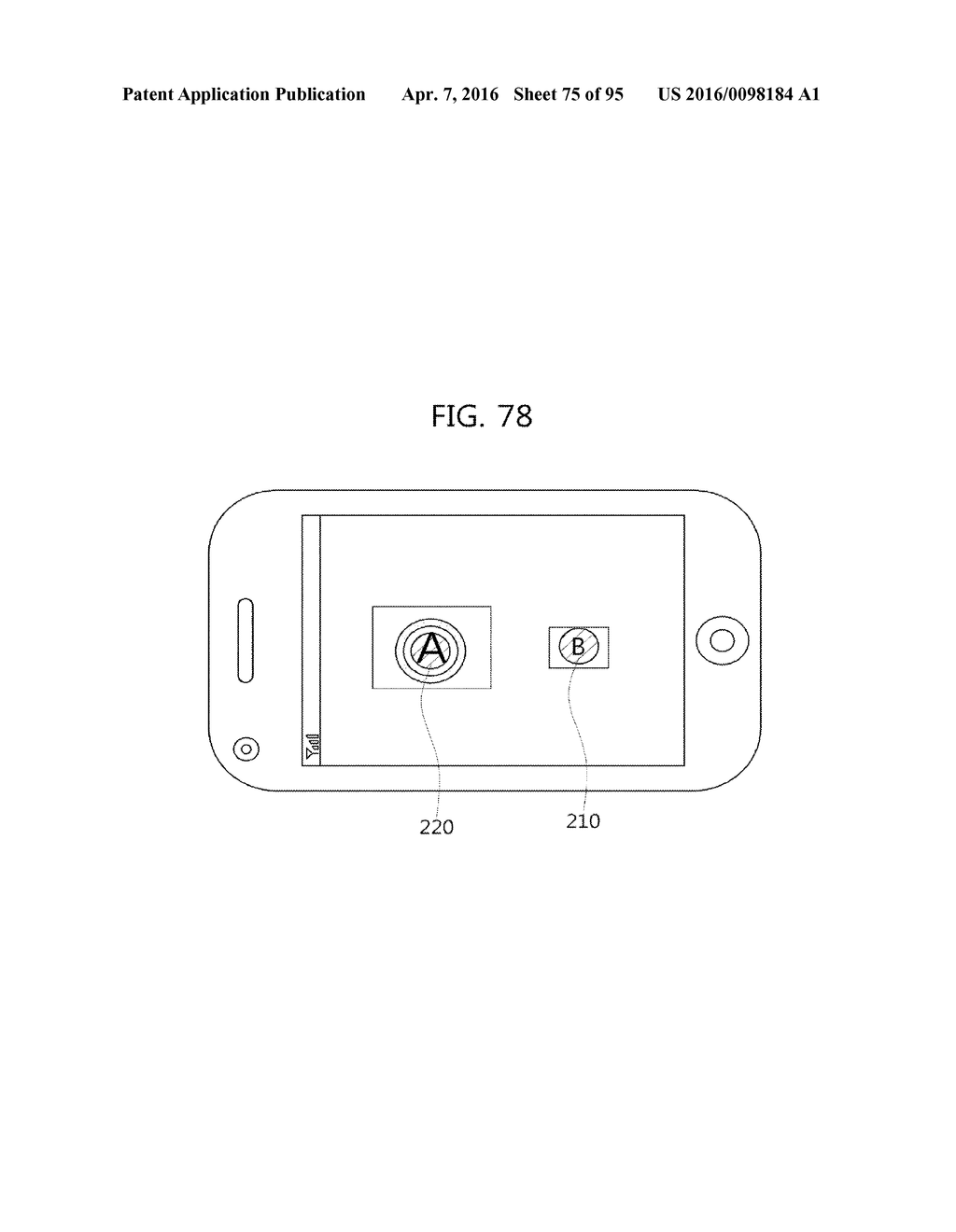 METHOD FOR PROVIDING A USER INTERFACE BASED ON TOUCH PRESSURE, AND     ELECTRONIC DEVICE USING SAME - diagram, schematic, and image 76