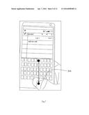 Method for operating soft keyboard of touching device and the same     touching device diagram and image