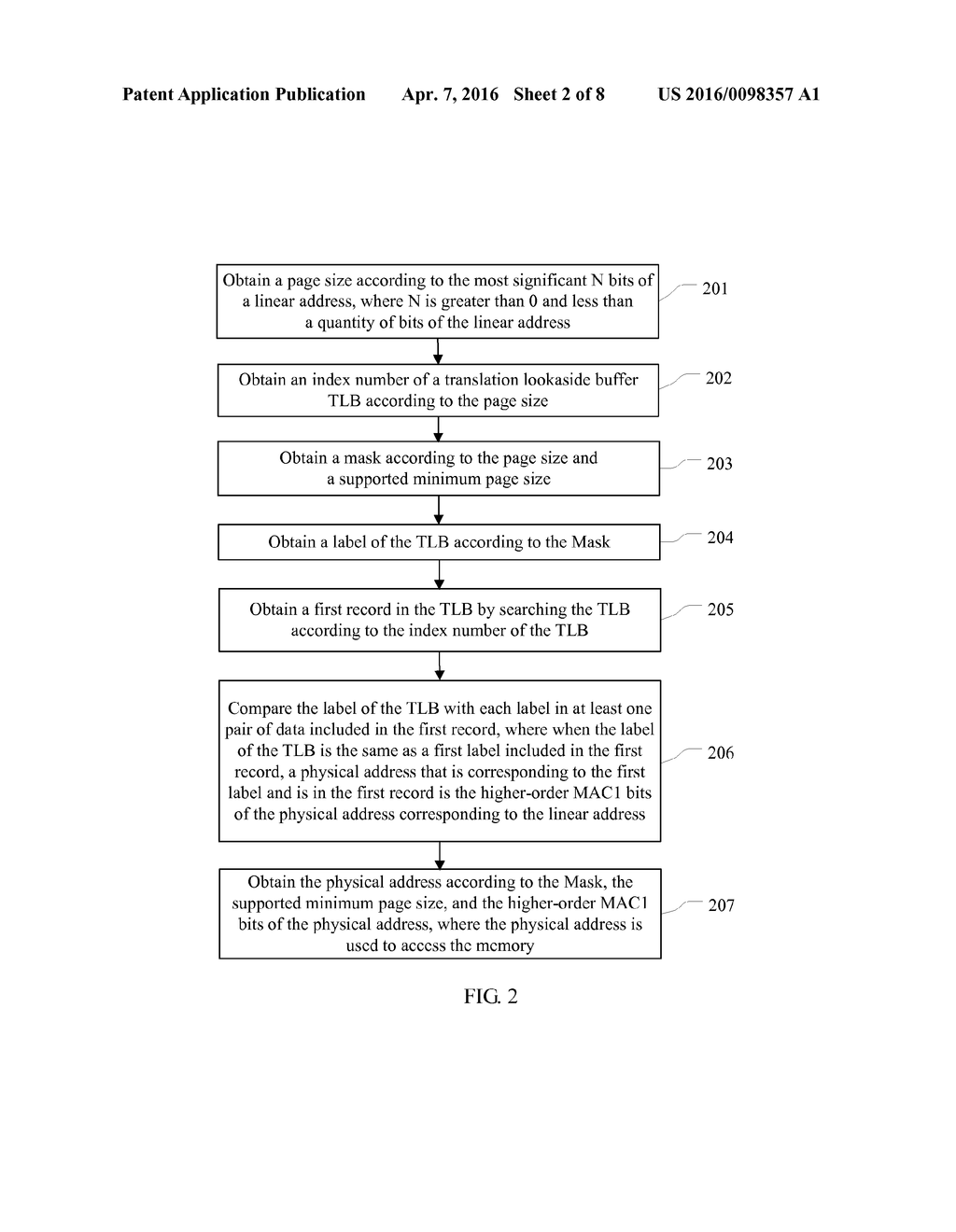 METHOD AND APPARATUS FOR DETERMINING PHYSICAL ADDRESS - diagram, schematic, and image 03