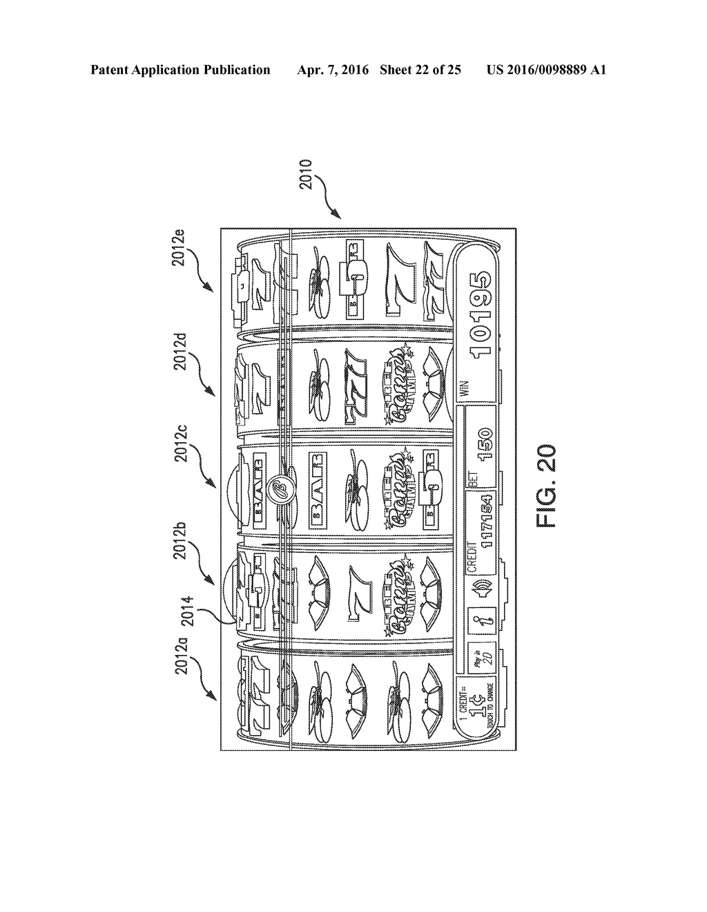 Gaming System, Method and Device for Generating Images Having a Parallax     Effect Using Face Tracking - diagram, schematic, and image 23