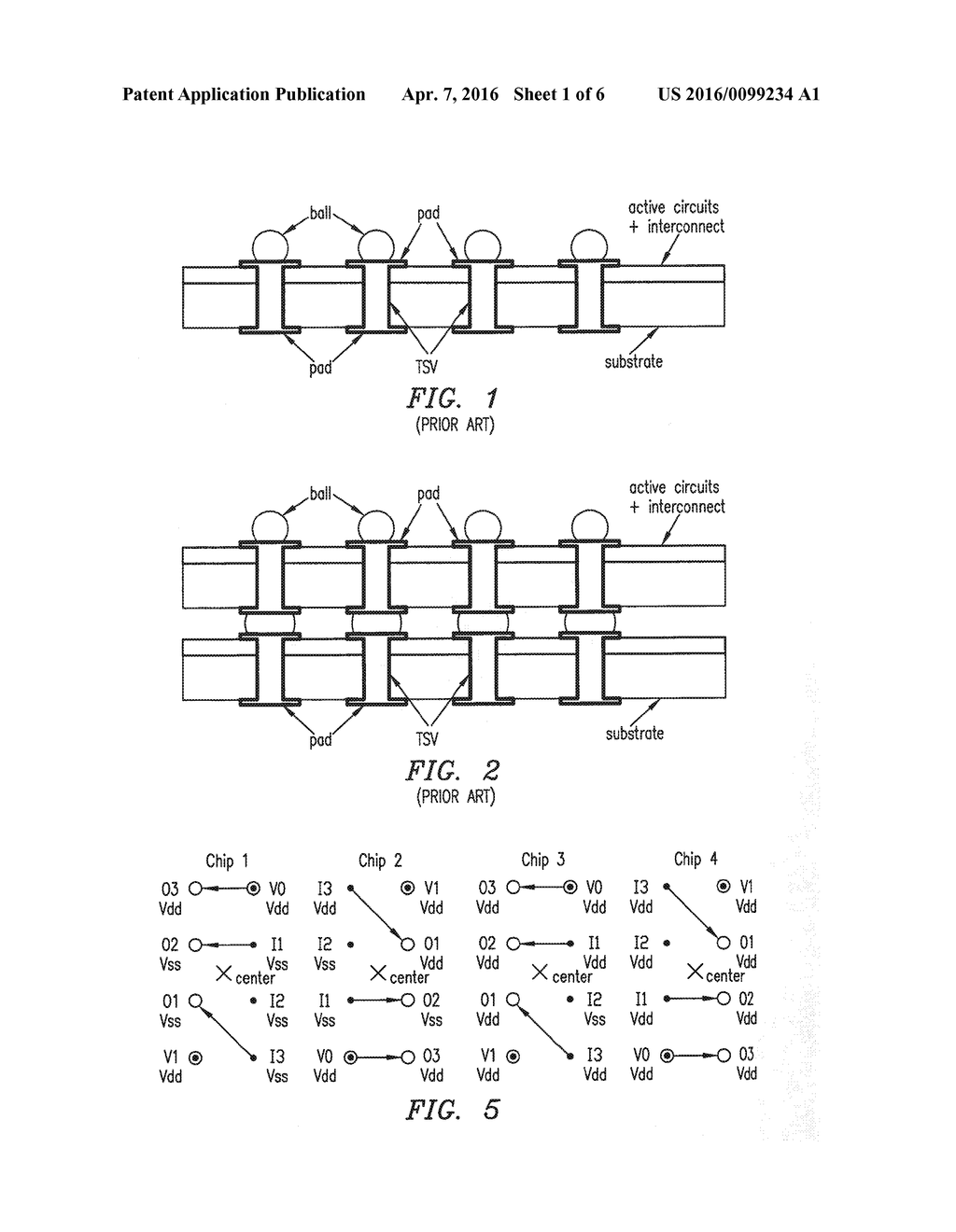 USING INTERRUPTED THROUGH-SILICON-VIAS IN INTEGRATED CIRCUITS ADAPTED FOR     STACKING - diagram, schematic, and image 02