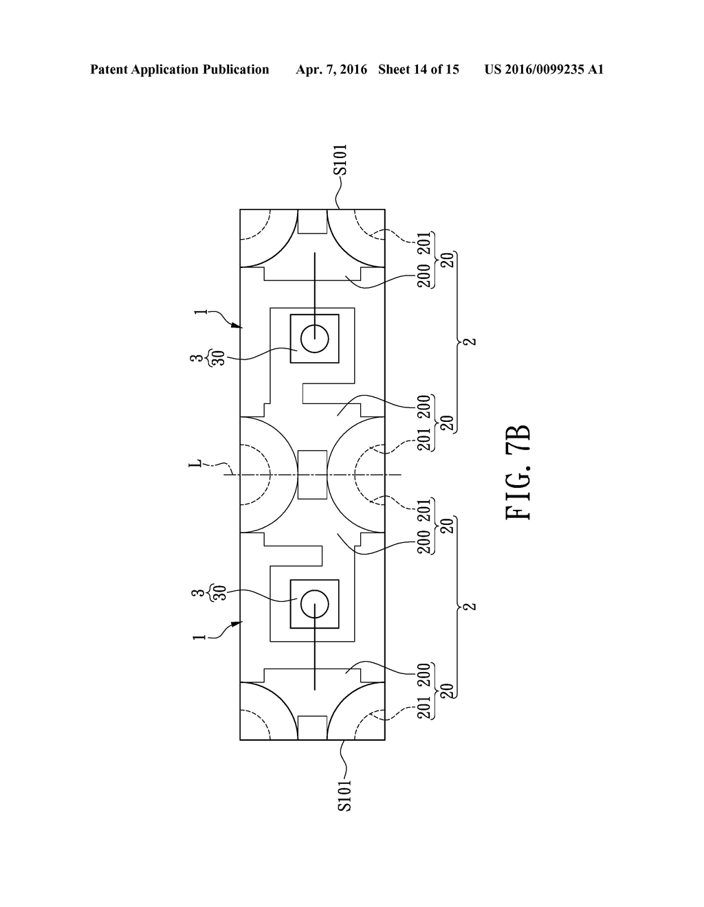 METHOD OF MANUFACTURING A SINGLE LIGHT-EMITTING STRUCTURE - diagram, schematic, and image 15