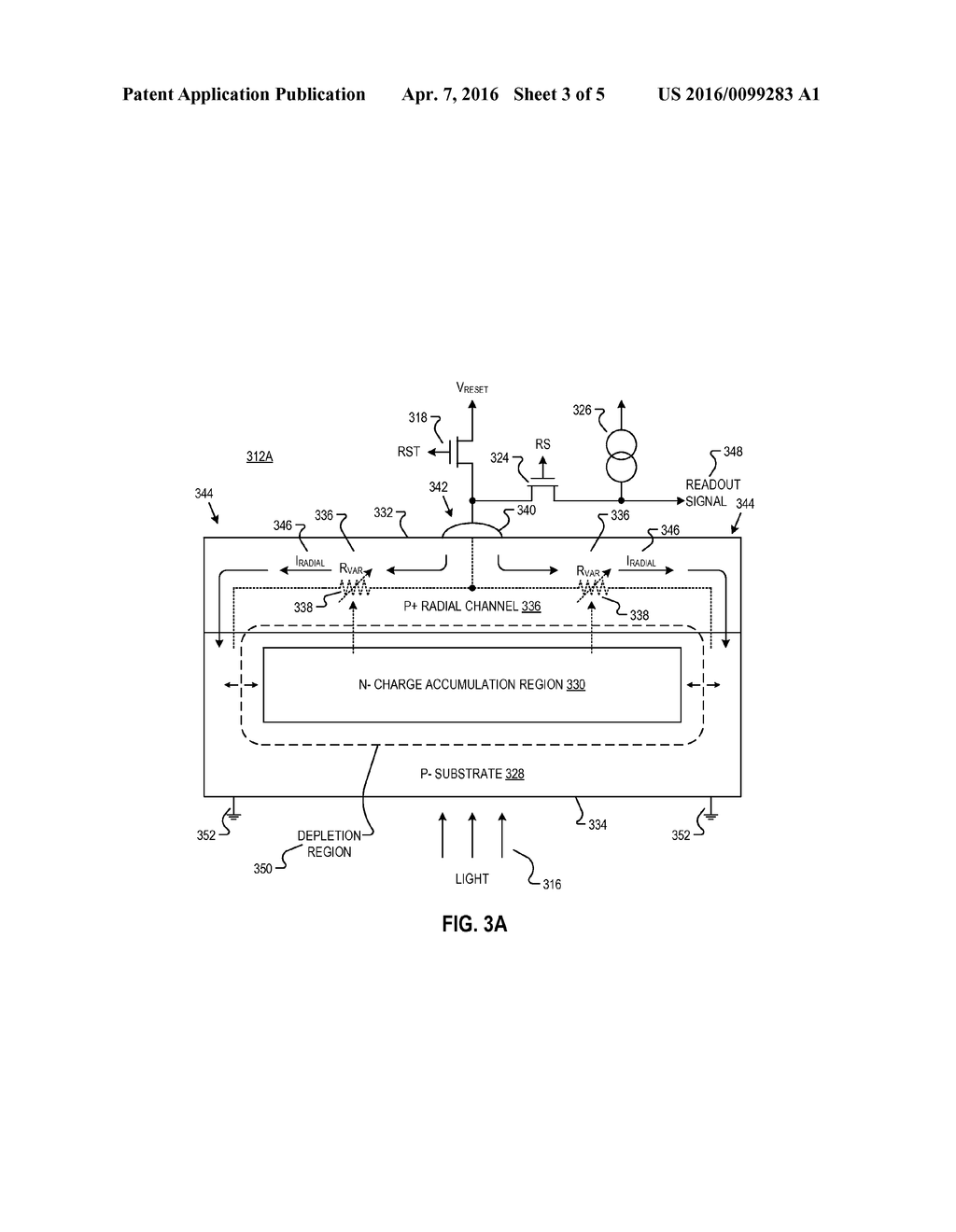 PHOTOSENSOR WITH CHANNEL REGION HAVING CENTER CONTACT - diagram, schematic, and image 04