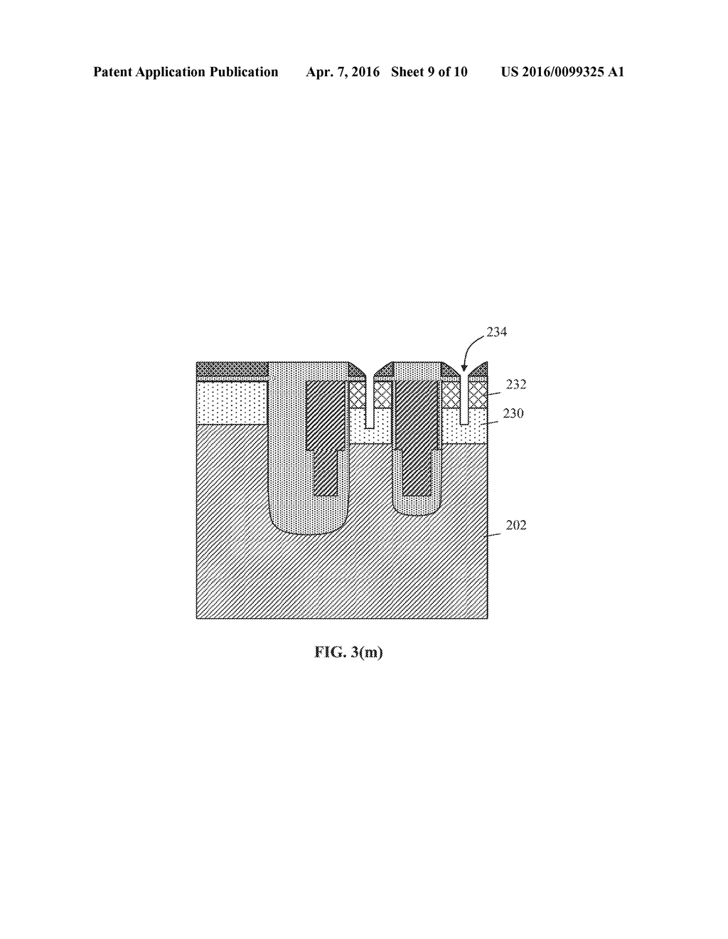 DUAL OXIDE TRENCH GATE POWER MOSFET USING OXIDE FILLED TRENCH - diagram, schematic, and image 10