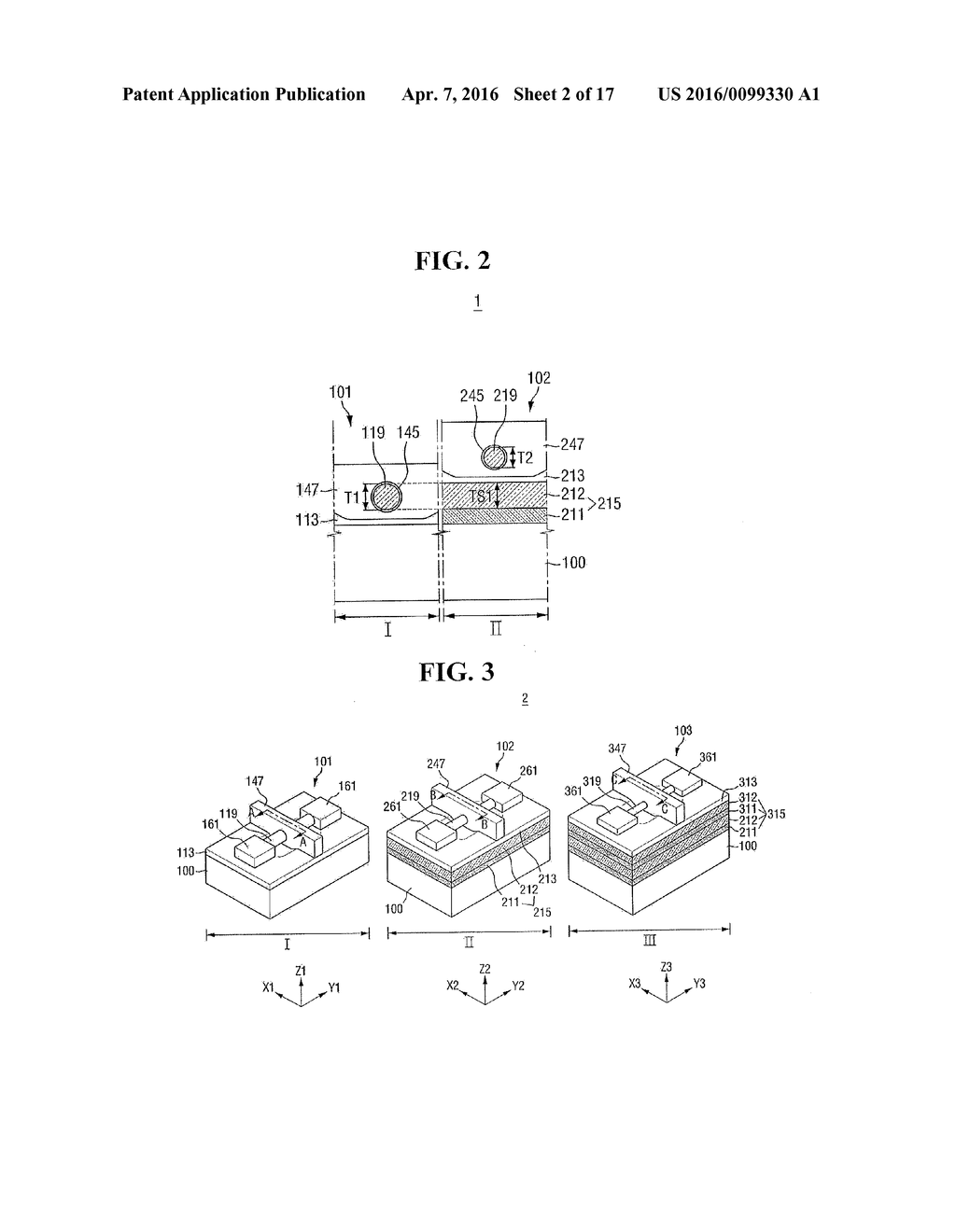 SEMICONDUCTOR DEVICE WITH NANOWIRES IN DIFFERENT REGIONS AT DIFFERENT     HEIGHTS - diagram, schematic, and image 03