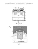 SELF-ALIGNED SLOTTED ACCUMULATION-MODE FIELD EFFECT TRANSISTOR (ACCUFET)     STRUCTURE AND METHOD diagram and image