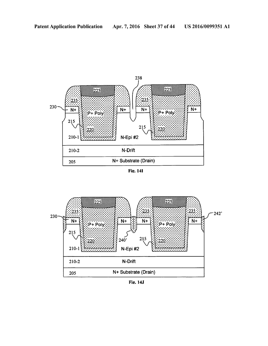 SELF-ALIGNED SLOTTED ACCUMULATION-MODE FIELD EFFECT TRANSISTOR (ACCUFET)     STRUCTURE AND METHOD - diagram, schematic, and image 38