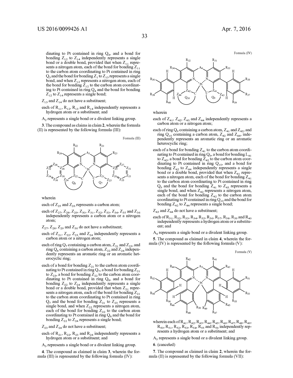 Platinum Complex Compound And Organic Electroluminescence Device Using The     Same - diagram, schematic, and image 34