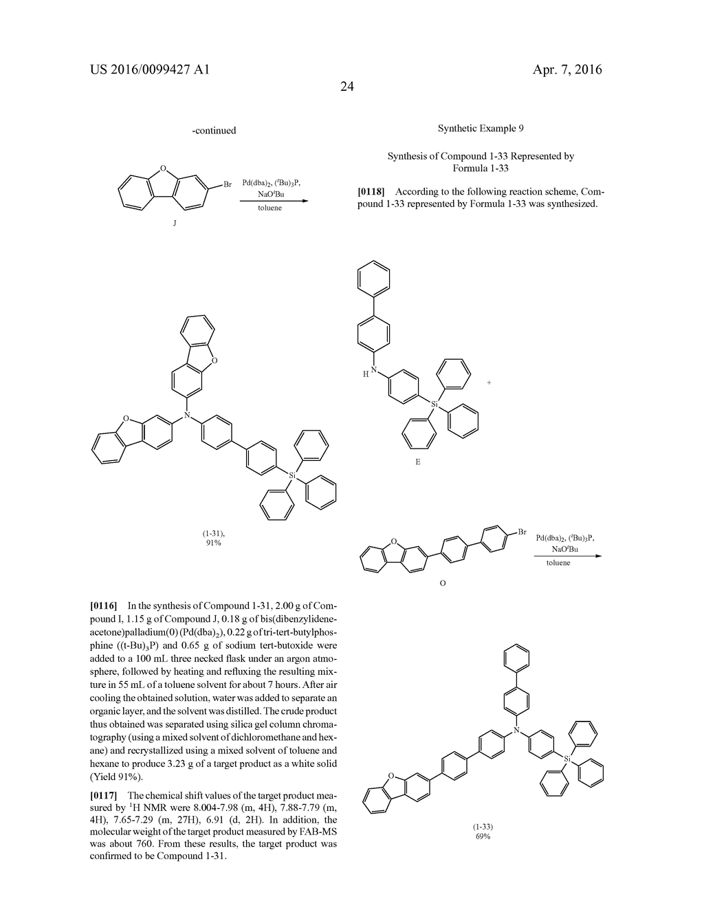 ORGANIC ELECTROLUMINESCENT DEVICE - diagram, schematic, and image 26