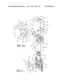 FLASH DRIVE WITH ECCENTRICALLY ROTATABLE COVER diagram and image