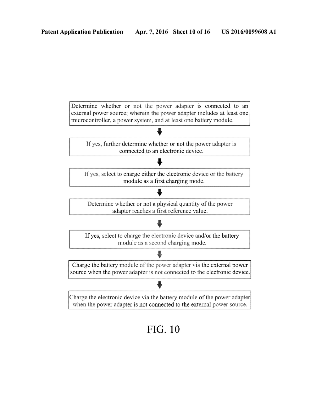 POWER ADAPTER WITH BUILT-IN BATTERY AND POWER STORAGE AND SUPPLY METHOD     THEREOF - diagram, schematic, and image 11