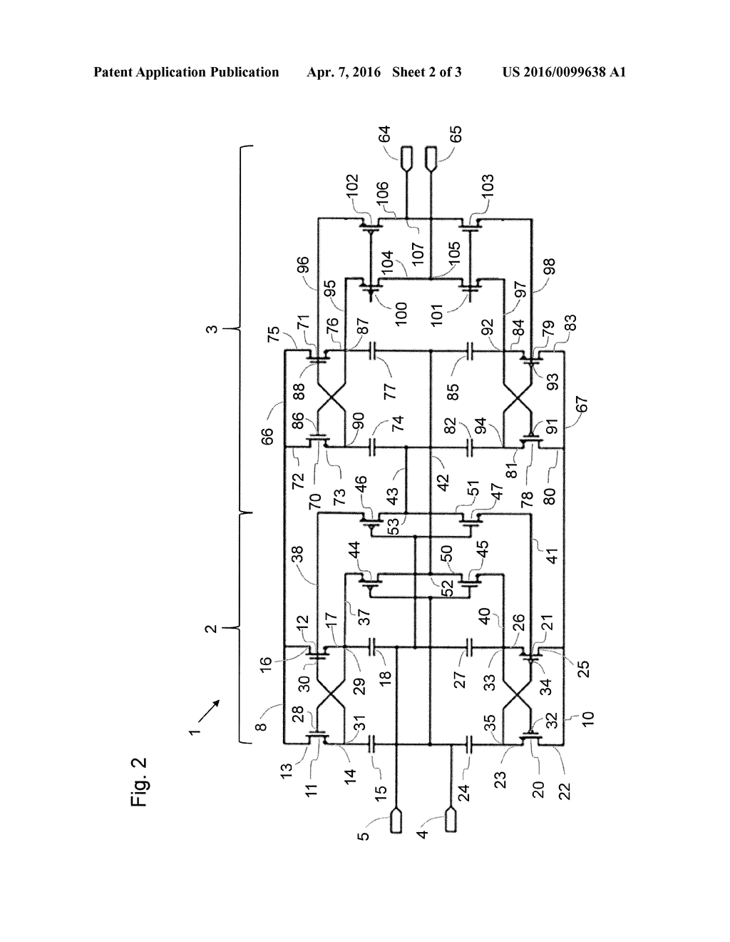 DIFFERENTIAL DYNAMIC CHARGE PUMP CIRCUIT - diagram, schematic, and image 03