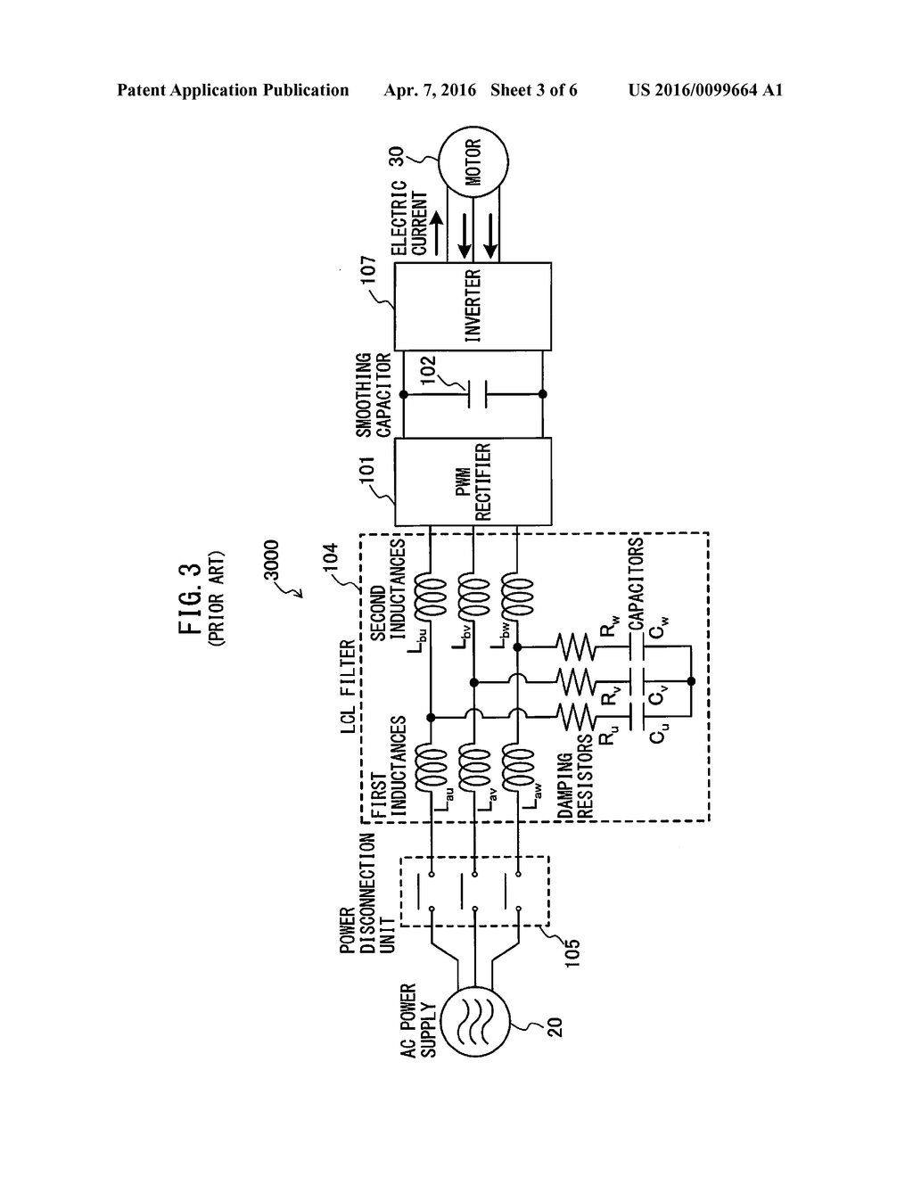 MOTOR CONTROL APPARATUS HAVING FUNCTION OF DISCHARGING ENERGY REMAINING IN     DC LINK - diagram, schematic, and image 04