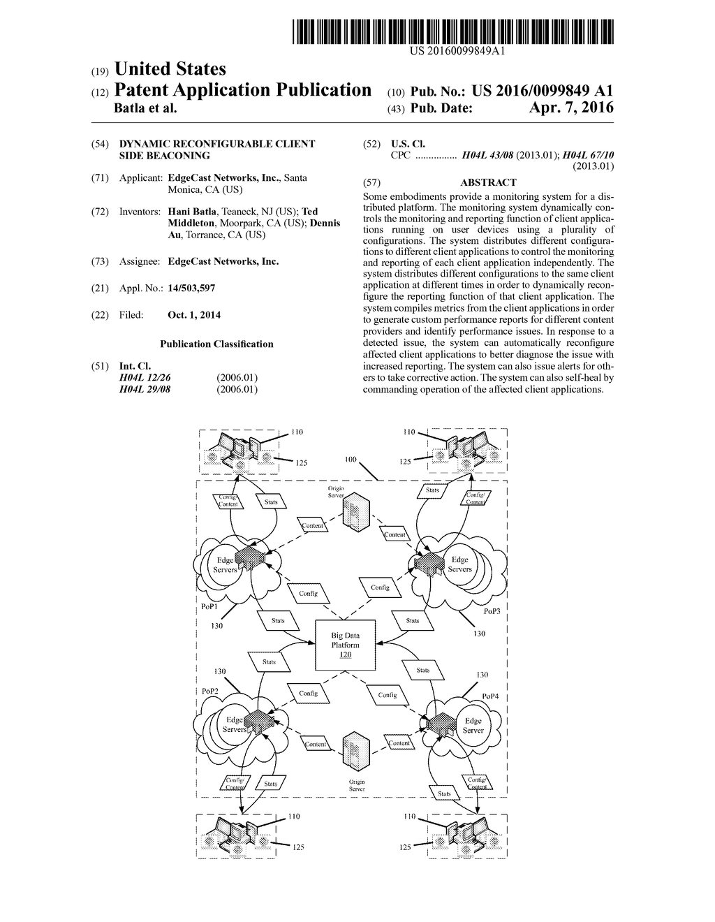 Dynamic Reconfigurable Client Side Beaconing - diagram, schematic, and image 01