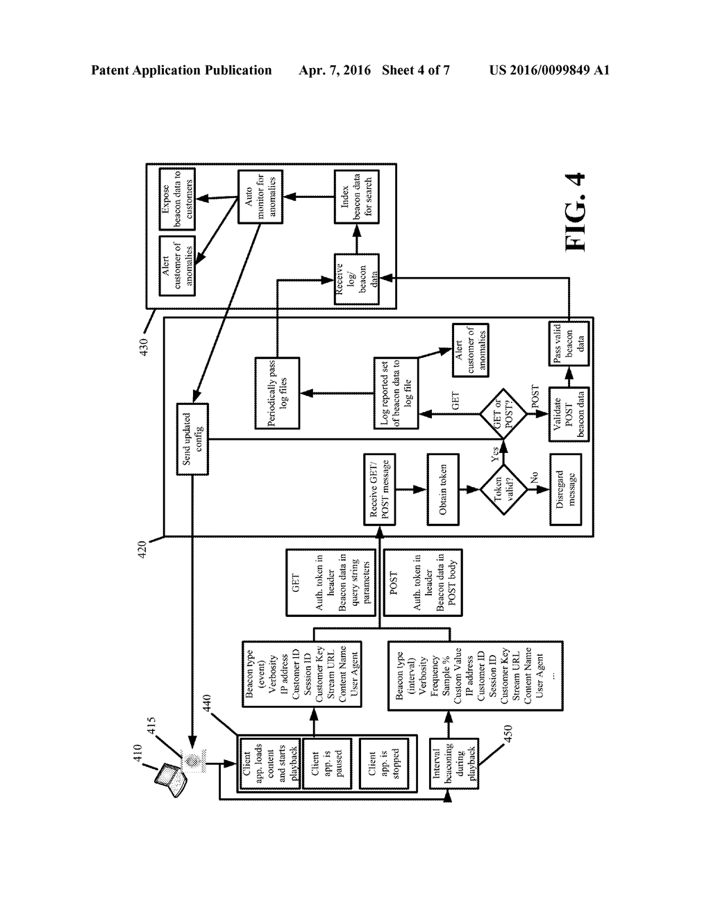 Dynamic Reconfigurable Client Side Beaconing - diagram, schematic, and image 05