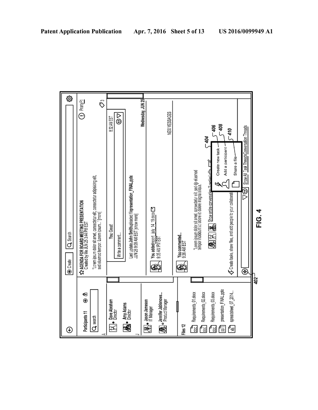 Systems and Methods for Document-Level Access Control in a Contextual     Collaboration Framework - diagram, schematic, and image 06