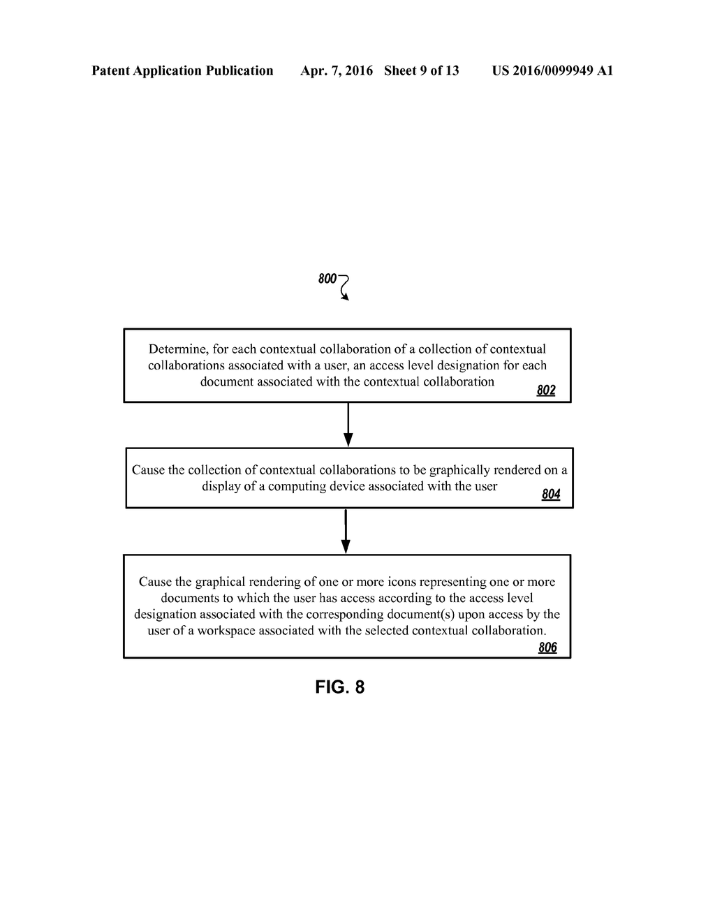 Systems and Methods for Document-Level Access Control in a Contextual     Collaboration Framework - diagram, schematic, and image 10