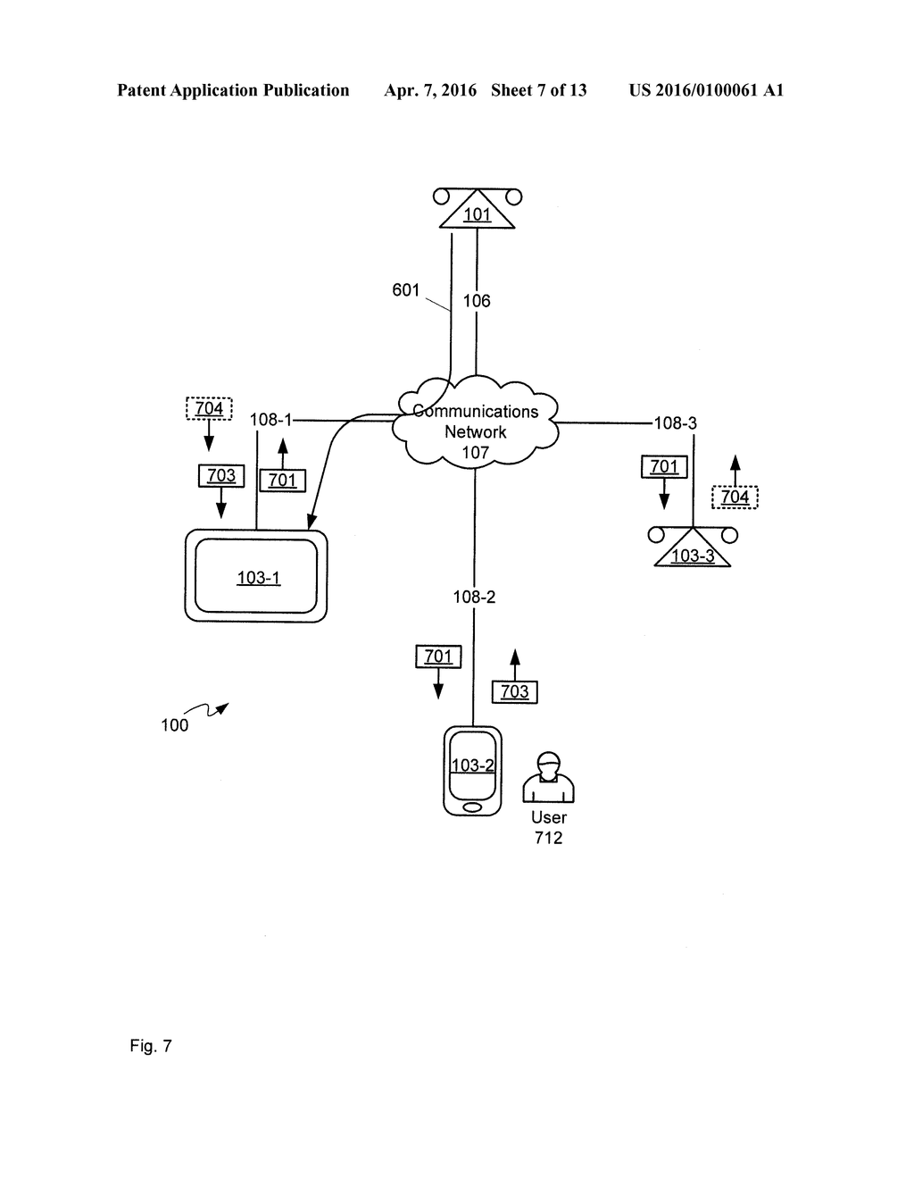 APPARATUS, SYSTEM AND METHOD OF CALL NOTIFICATIONS TO ACTIVE COMMUNICATION     DEVICES - diagram, schematic, and image 08