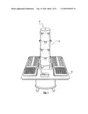 Hydroponic Planting Tower With Horizontal Grow Platform diagram and image